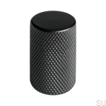 Zdjęcie produktowe gałki Graf metalowej czarnej