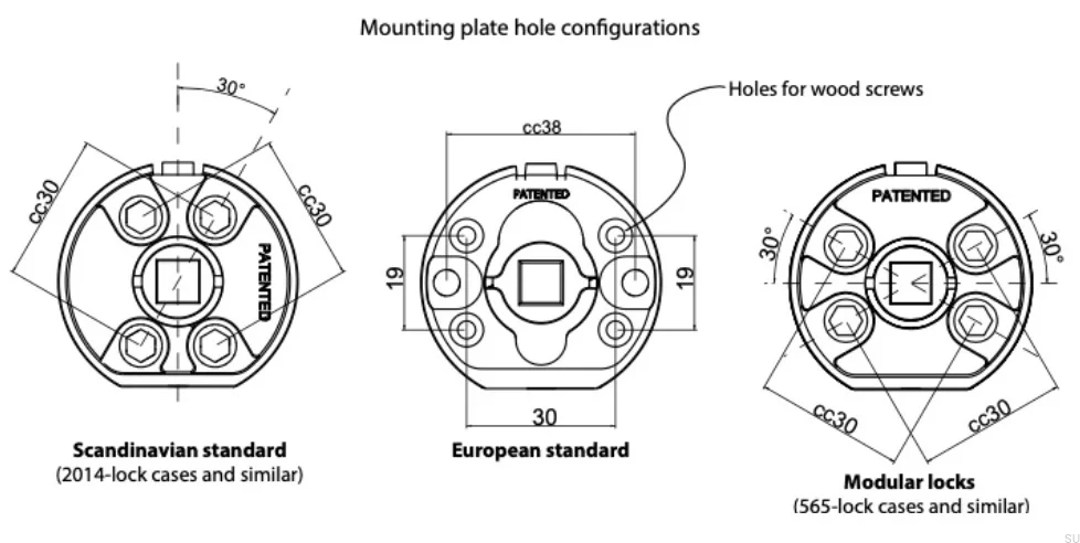 752015-41E Klamka do drzwi Helix 200 Plain Metalowa Czarna