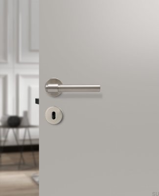 Дверная ручка Helix 200 Plain Metal Silver