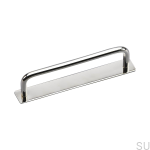 Zdjęcie przedstawia uchwyt meblowy podłużny z podstawą z serii  Royal Deluxe od Beslag Design