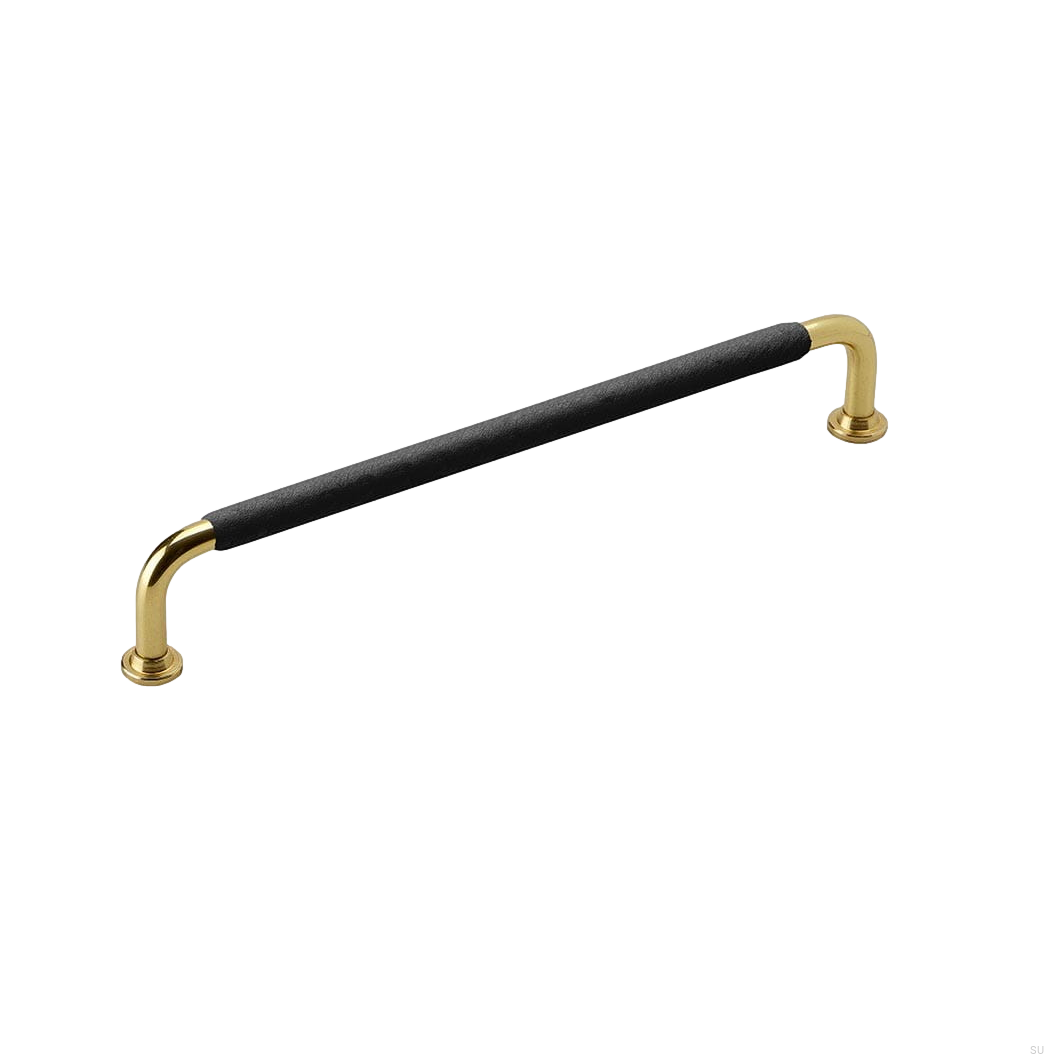 330767--Uchwyt-meblowy-podłużny-1353-192-Mosiężny-Czarna-Skóra-Beslag-Design-Skandynawskie-Uchwyty_4