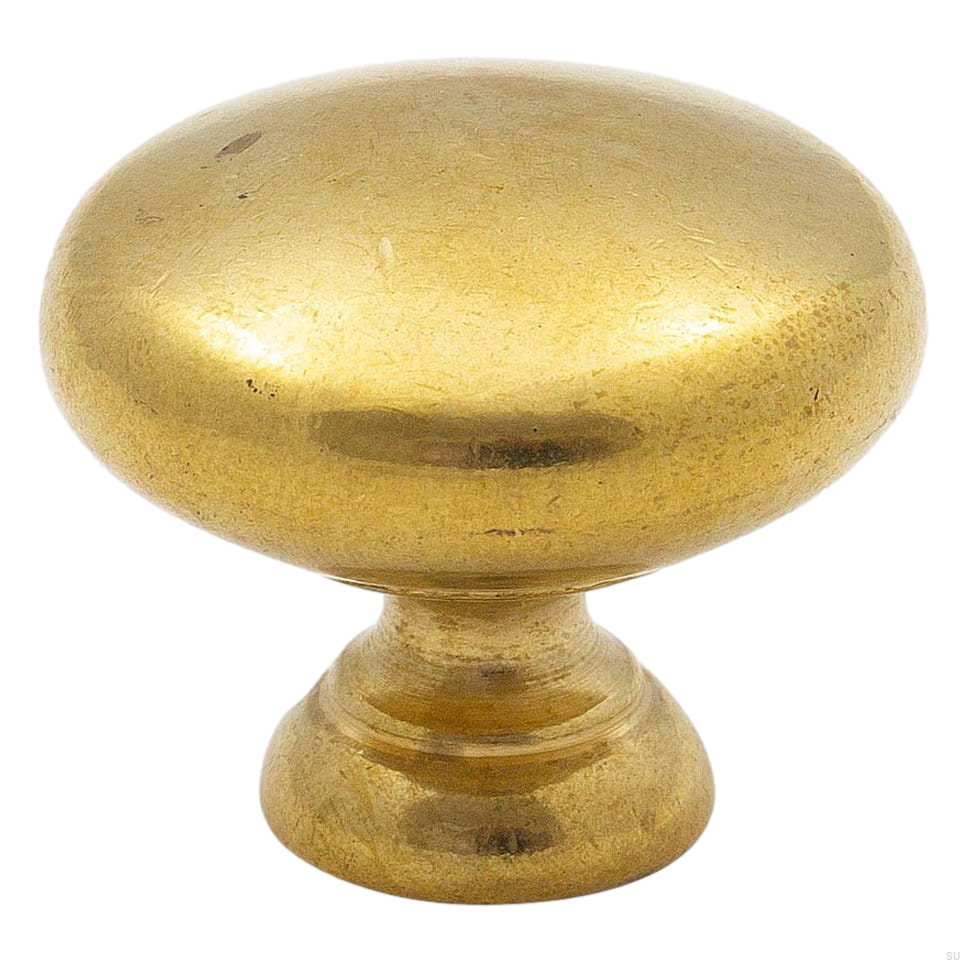 Gałka meblowa 411 40 Złota mosiężna nielakierowana zdjęcie