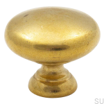 Gałka meblowa 411 40 Złota mosiężna nielakierowana zdjęcie