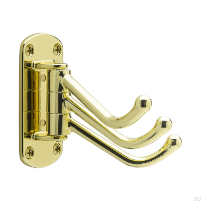 Настенная вешалка Lyr Polished gold