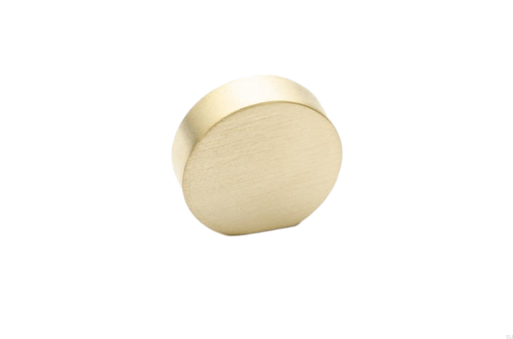 Gałka meblowa Globe 20 mosiądz szczotkowany