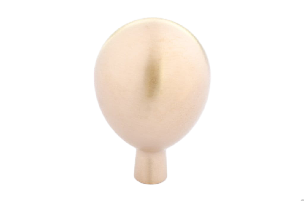 Gałka Drop 32 mosiądz szczotkowany