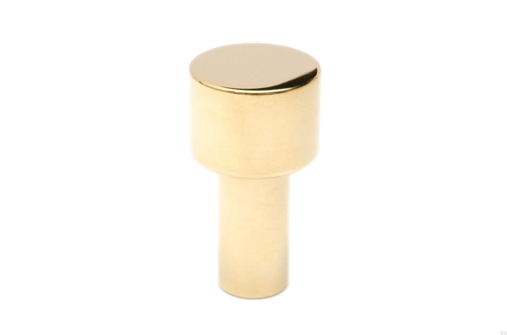 Wieszak Gałka Dot 33 mosiądz polerowany