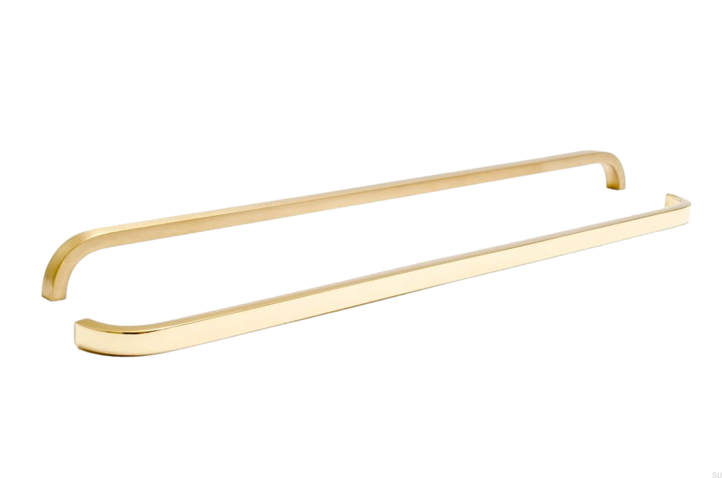 Zdjęcie produktowe Uchwytu Slim 440 mosiądz szzotkowany