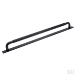 Uchwyt podłużny Helix 320mm, czarny z podkładką