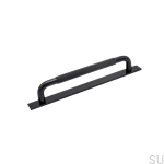 Uchwyt podłużny Helix 160mm, czarny z podkładką