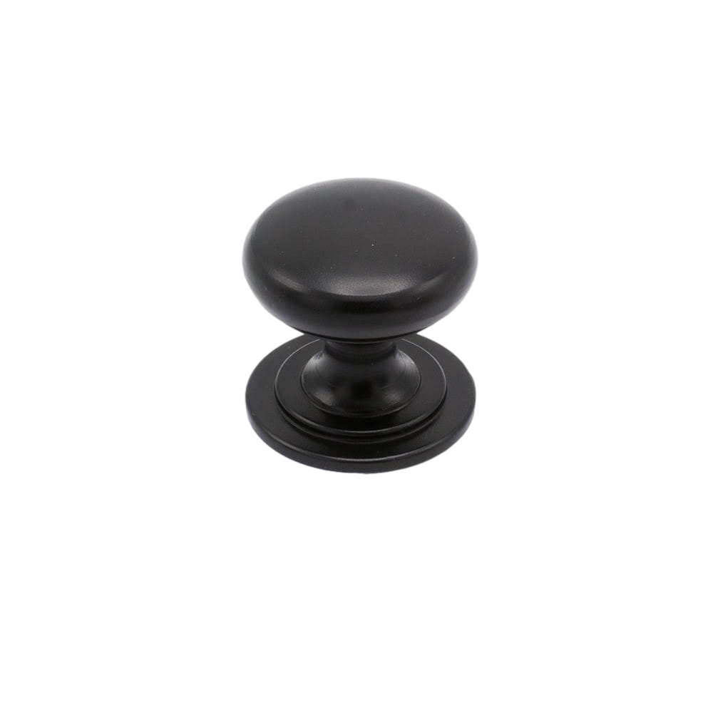Gałka meblowa mynta czarna metalowa