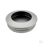 Uchwyt meblowy wpuszczany Hollow 60 Srebrny metalowy