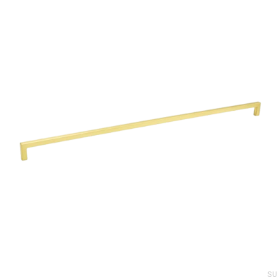 Удлиненная мебельная ручка 0143492 Brushed Brass