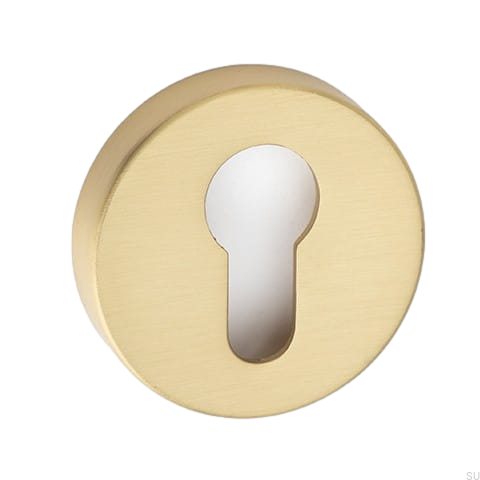 Szyld Nyckelskylt R-E Mosiężny szczotkowany