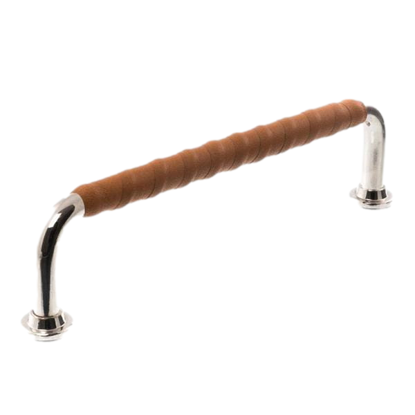 Zdjecie uchwytu podluznego 1353 nikiel z brazowa skora