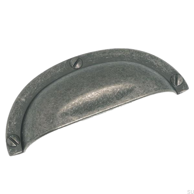 Ручка мебельная из ракушки 3158 64 Antique black