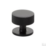 Zdjęcie produktowe gałki Crest 32 czarnej