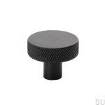 Zdjęcie produktowe gałki flat 32 czarnej