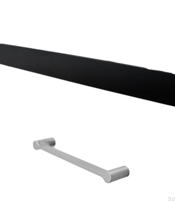 Scope 160 Металлическая серебристая удлиненная мебельная ручка