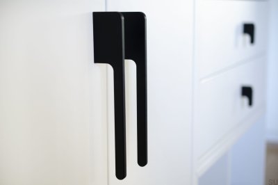 Мебельная ручка Soft Cut 300 Aluminium Black