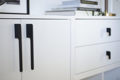 Мебельная ручка Soft Cut 300 Aluminium Black