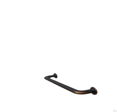 U-Turn 160 Металлическая удлиненная мебельная ручка из античной бронзы