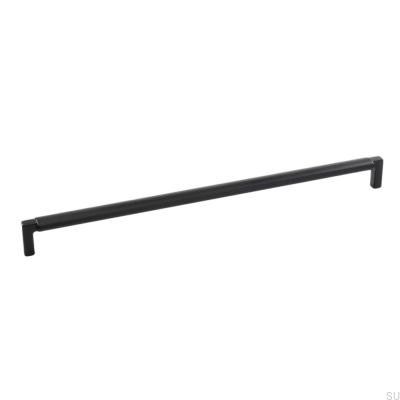 Ручка мебельная продолговатая Lecco 320 Металл черный