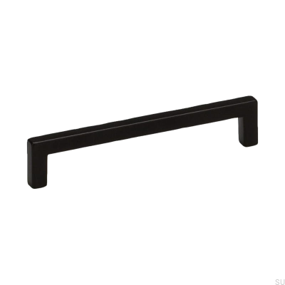 Ручка мебельная удлиненная 0143 128 Care Metal черный