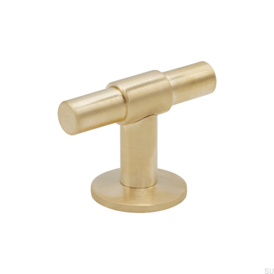 Ручка мебельная Т-образная Униформа Латунь Матовый Неокрашенный