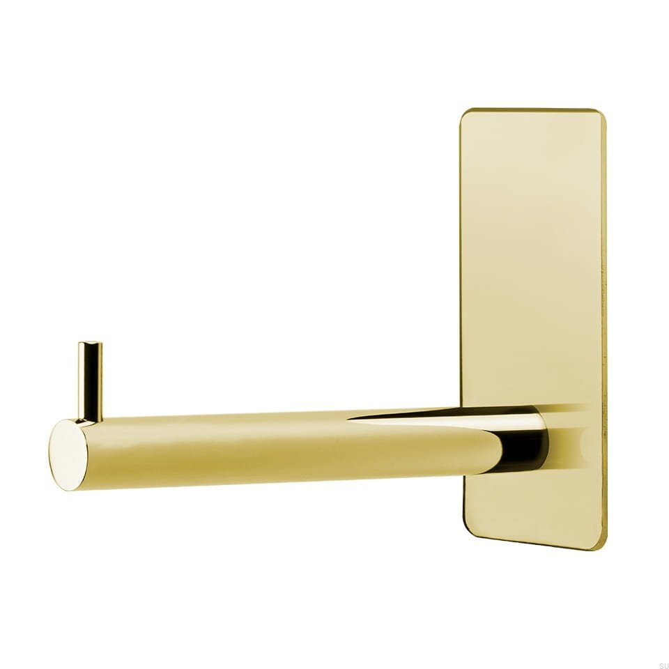 uchwyt na papier toaletowy złoty