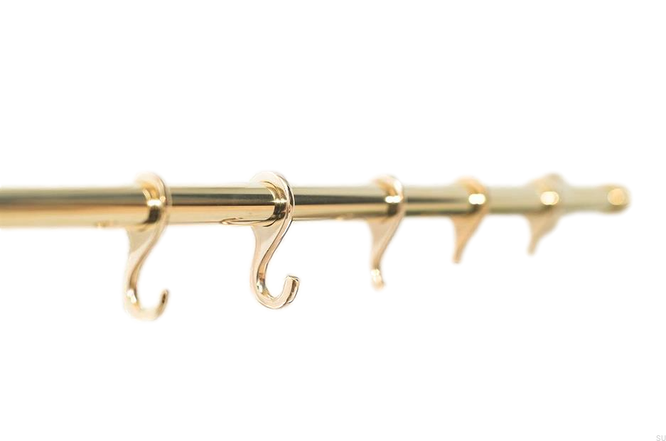 Hak balustradowy Mosiężny Polerowany 2.png