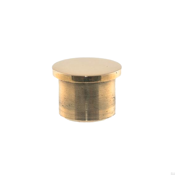 Zakończenie wspornika środkowego Mosiężny Polerowany.png