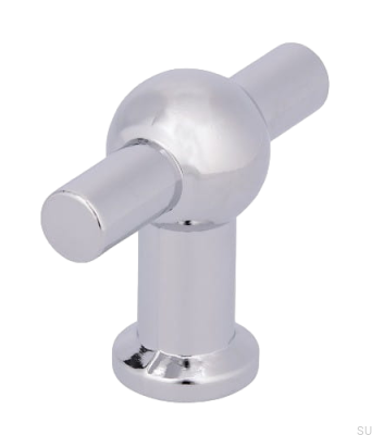 Ручка мебельная T-Bar 2011-50 Полированный хром