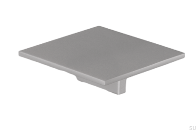 Ручка мебельная квадратная 2053 Silver Matt