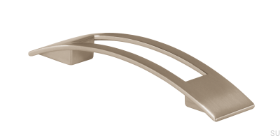 Ручка мебельная удлиненная 2113 96 Никель матовый