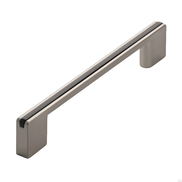 2170-168ZN21A3--Uchwyt-Meblowy-Podłużny-2170-128/160-Srebrny-Szczotkowany-z-Czarnym-Siro-Skandynawskie-Uchwyty_5