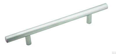 Ручка мебельная удлиненная 885 128 Хром матовый