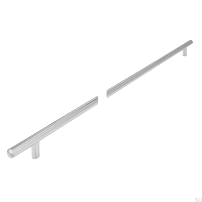 Ручка мебельная удлиненная 885 552 Хром полированный