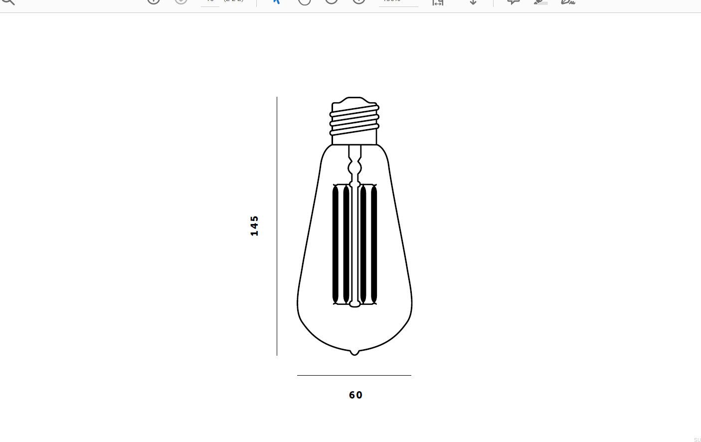żarówka Buster łezka wymiary
