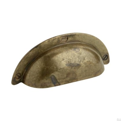 Мебельная ручка Bowl 3922 Anti-Aged Gold Shell