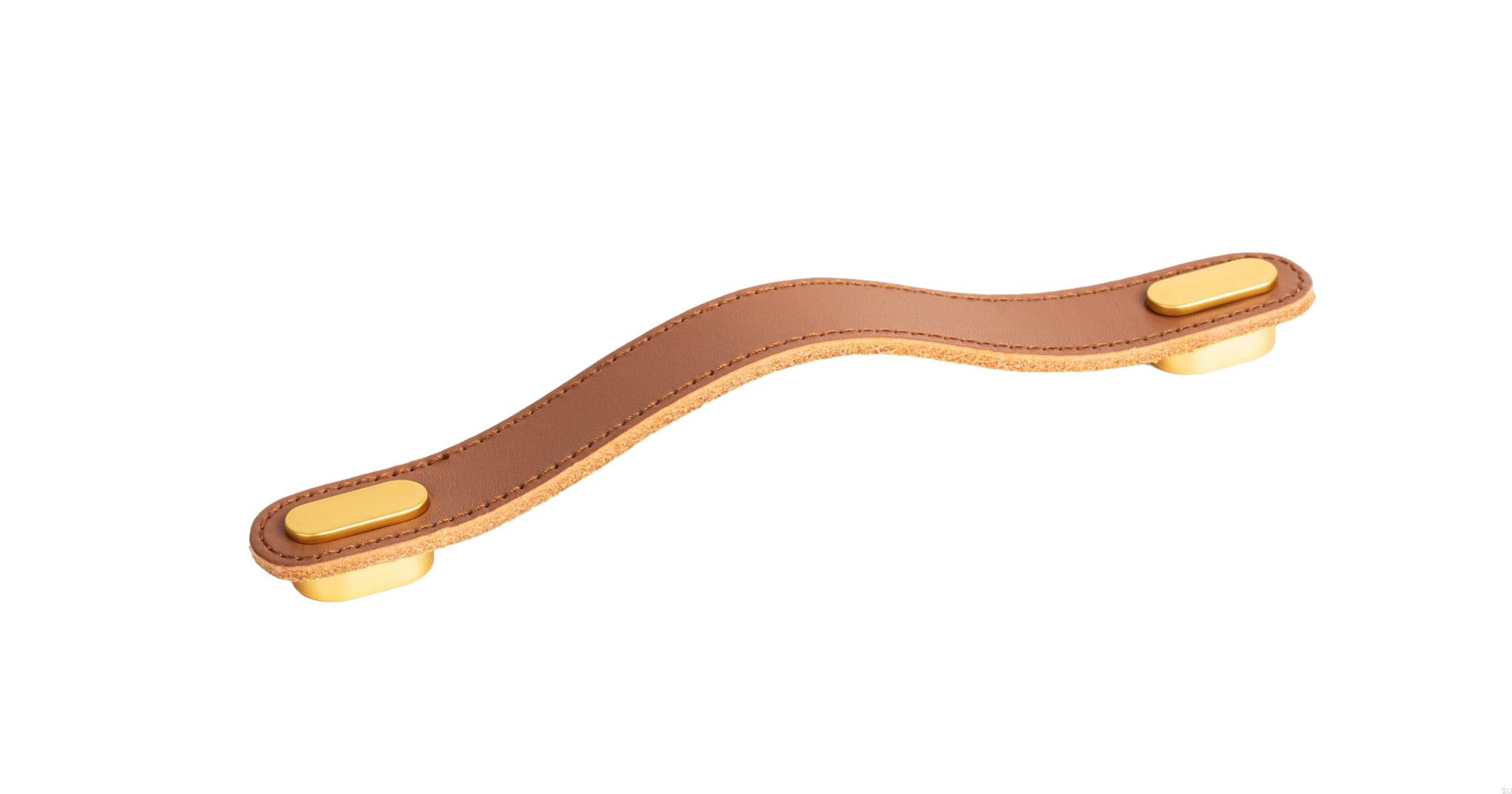 0507160P2628--OBLONG - 22x197mm beige leather+brush gold hdle-Viefe-Skandynawskie-Uchwyty.jpg