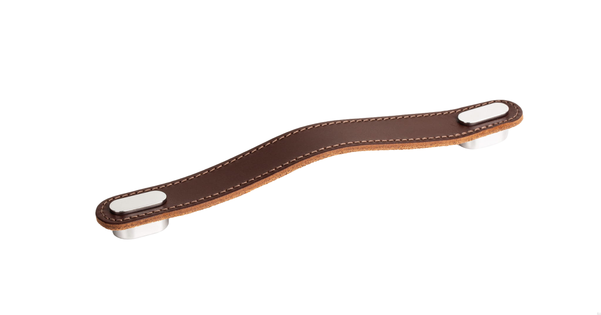 0507160P3601--OBLONG - 22x197mm brown leather+chrome hdle-Viefe-Skandynawskie-Uchwyty.jpg