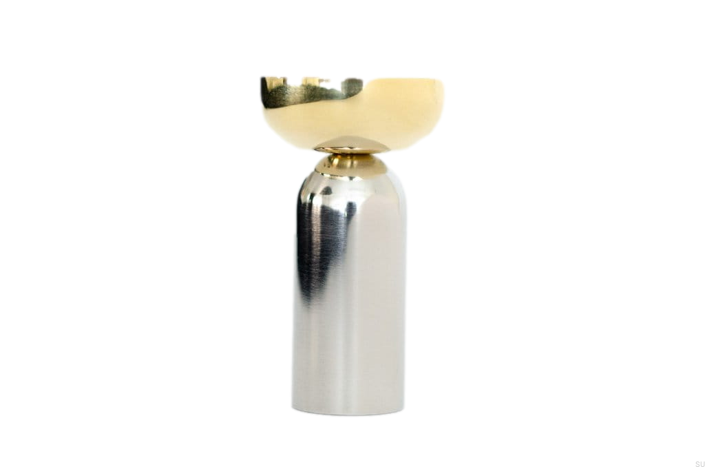 KR31R/M--Wieszak-ścienny-Kokeshi-3052-Stalowy-Polerowany-z-Polerowanym-Mosiądzem-BB-Sweden-Skandynawskie-Uchwyty_1