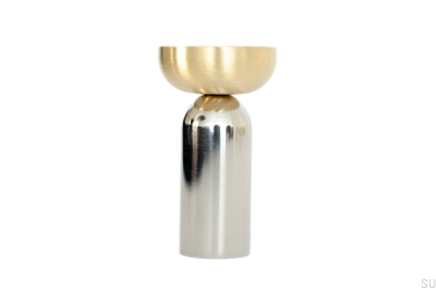 Настенная вешалка Kokeshi Mix 3052 Полированная сталь с матовой латунью