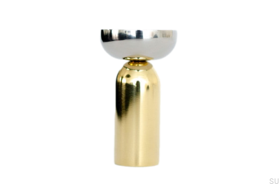 Kokeshi Mix 3052 Настенная вешалка Полированная латунь Неокрашенная с полированной сталью