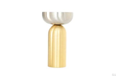 Kokeshi Mix 3052 Настенная вешалка Матовая латунь Неокрашенная с матовой сталью