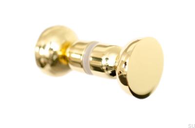 Двухсторонняя дверная ручка Kokeshi 3032, латунь, полированная, без лака