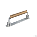 157156SP--Uchwyt-meblowy-podłużny-Asissi-Stitched-128-Srebrny-Szczotkowany-z-Jasną-Brązową-Skórą-Teofils-Skandynawskie-Uchwyty_3