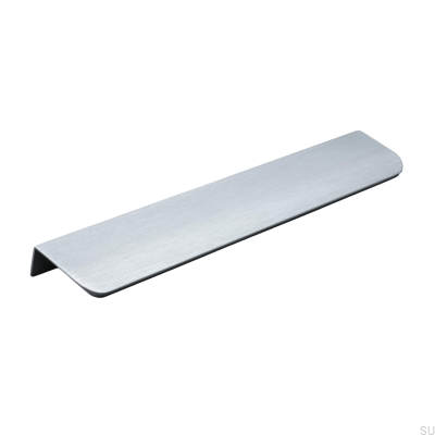 Мебельная ручка Poppi 232 Edge, матовое серебро