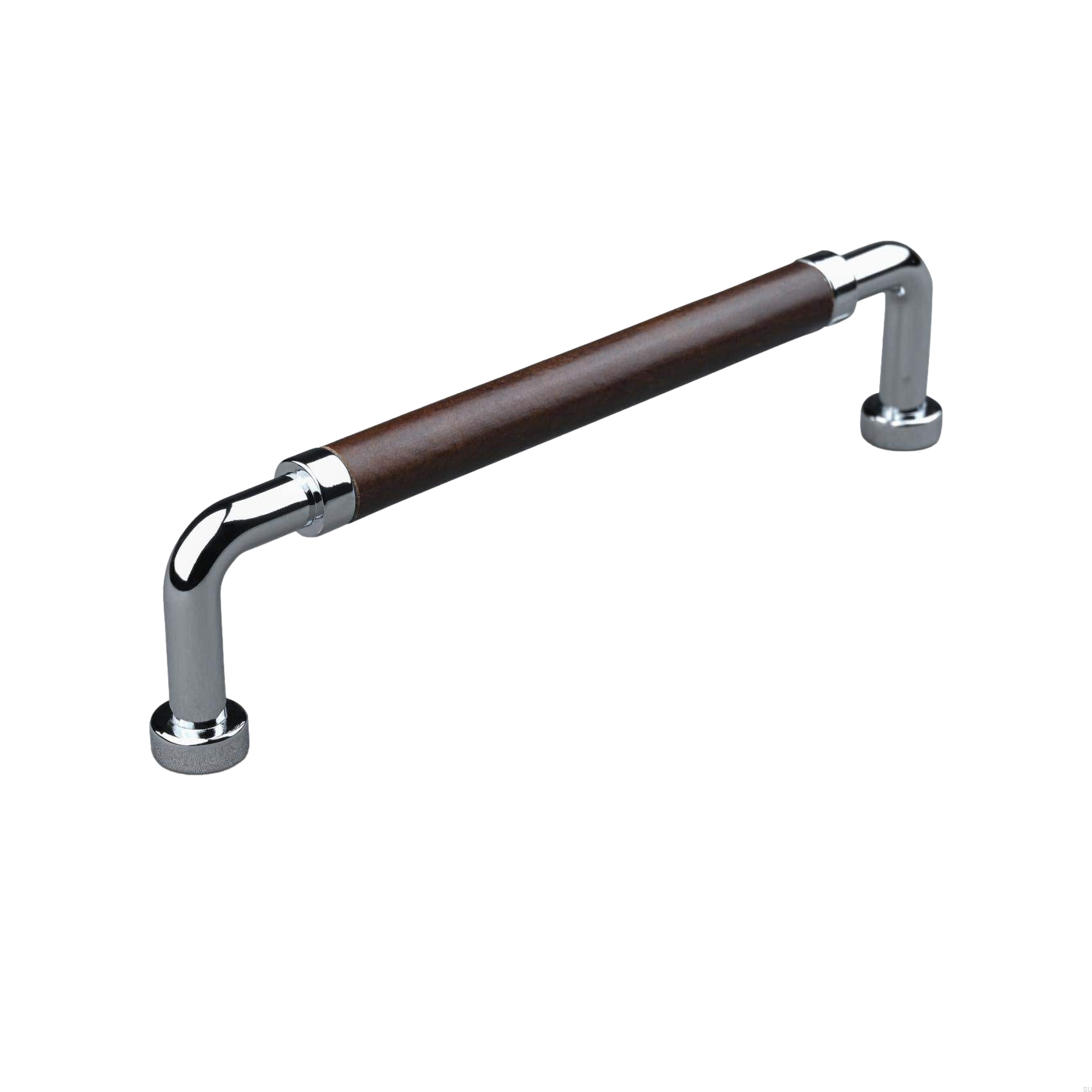 157194SP--Uchwyt-meblowy-podłużny-Porta-160-Chrom-Polerowany-z-Brązową-Skórą-Theofils-Skandynawskie-Uchwyty_3